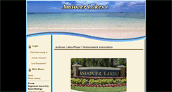 Desktop Screenshot of andoverlakes1hoa.com