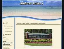 Tablet Screenshot of andoverlakes1hoa.com